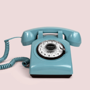 Blue Audio Guestbook Phone