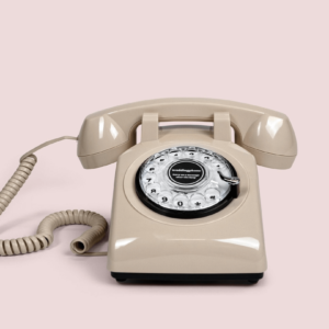 Tan Audio Guestbook Phone